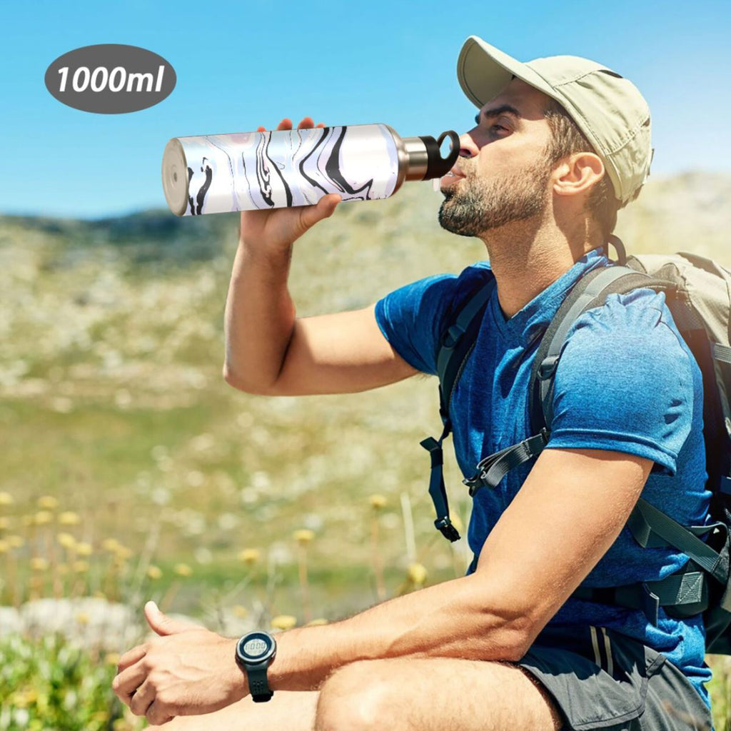 Stainless Steel Vacuum Insulated Water Bottle with Straw Lid 20 OZ A10053