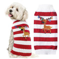 Striped Santa Claus Dog Christmas Sweater W40125