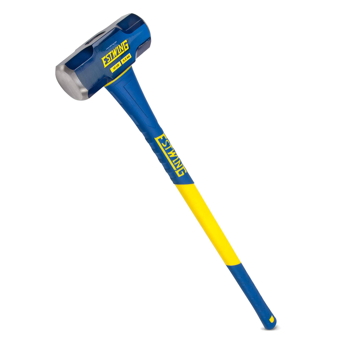 12 lb. Hard Face Sledge Hammer, 36 in. Fiberglass Handle M8134