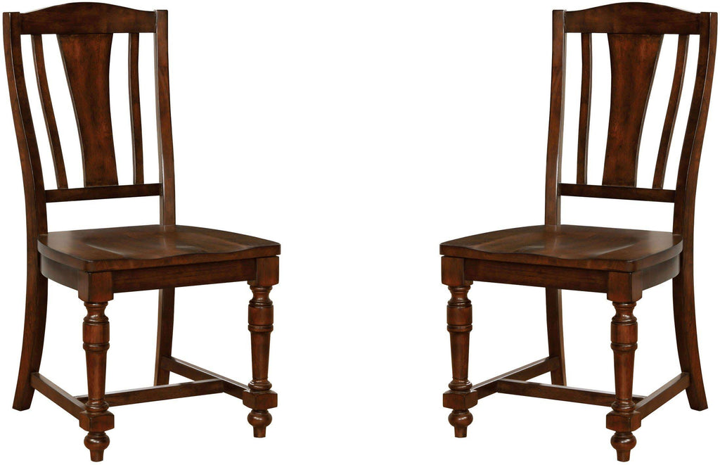Brown Cherry Set of 2 Side Chair B3701