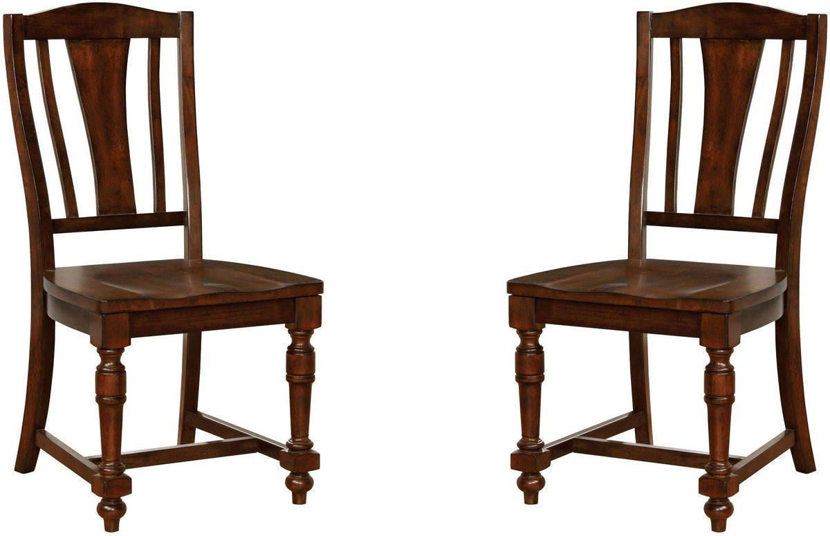 Brown Cherry Set of 2 Side Chair B3701