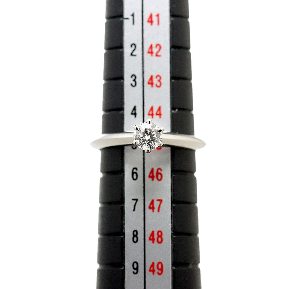 Solitaire Diamond 0.26ct E/VVS2 Ring Pt Platinum X5697