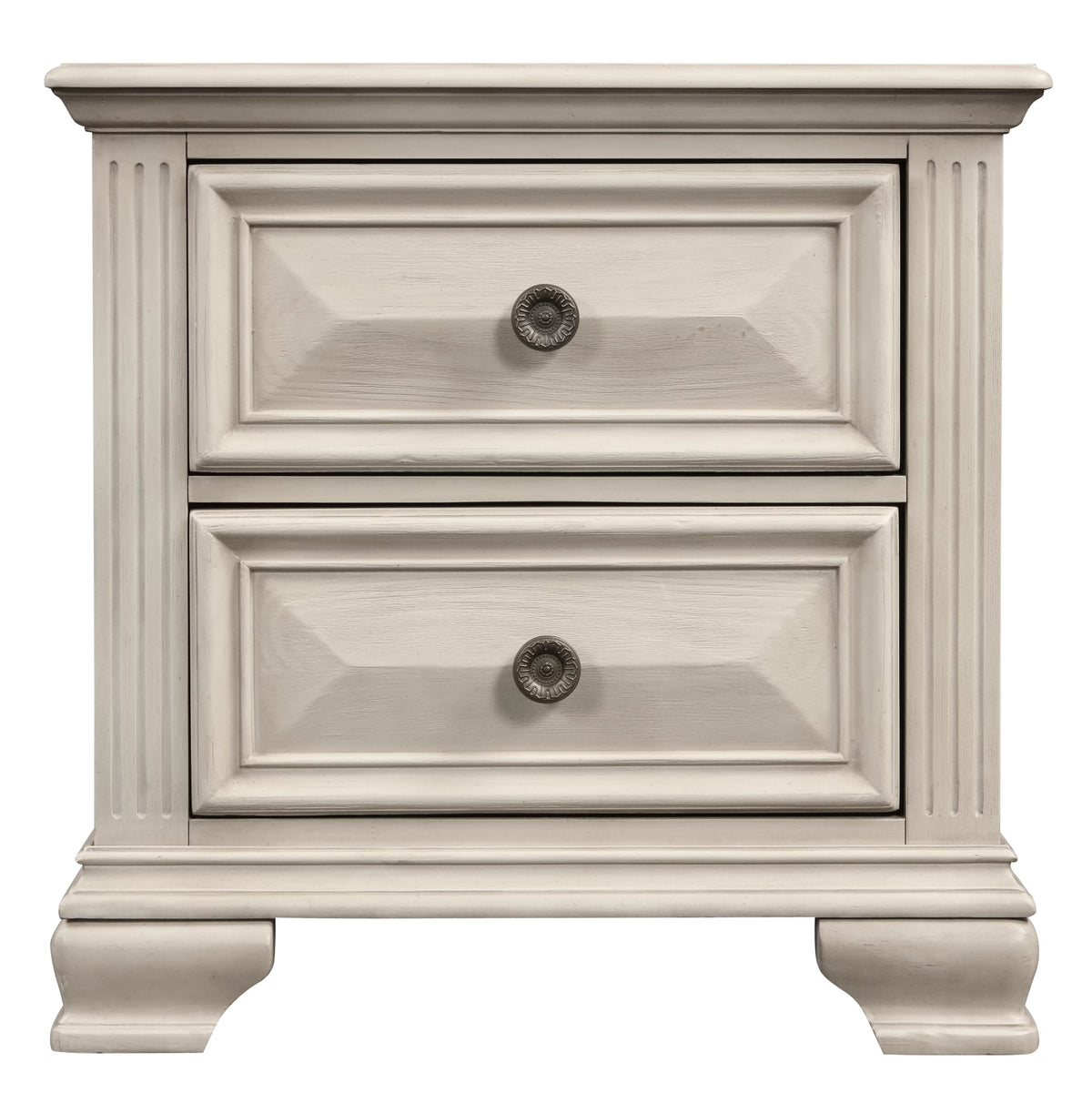Queen Wood Bedroom Set with Dresser Mirror Nightstand Chest A6476
