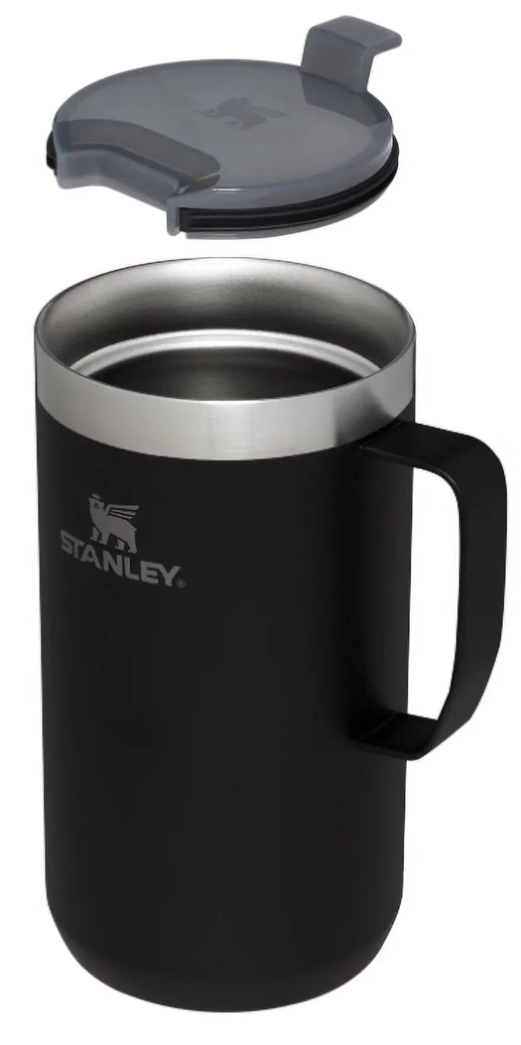 24 OZ Black Camp Mug C14866