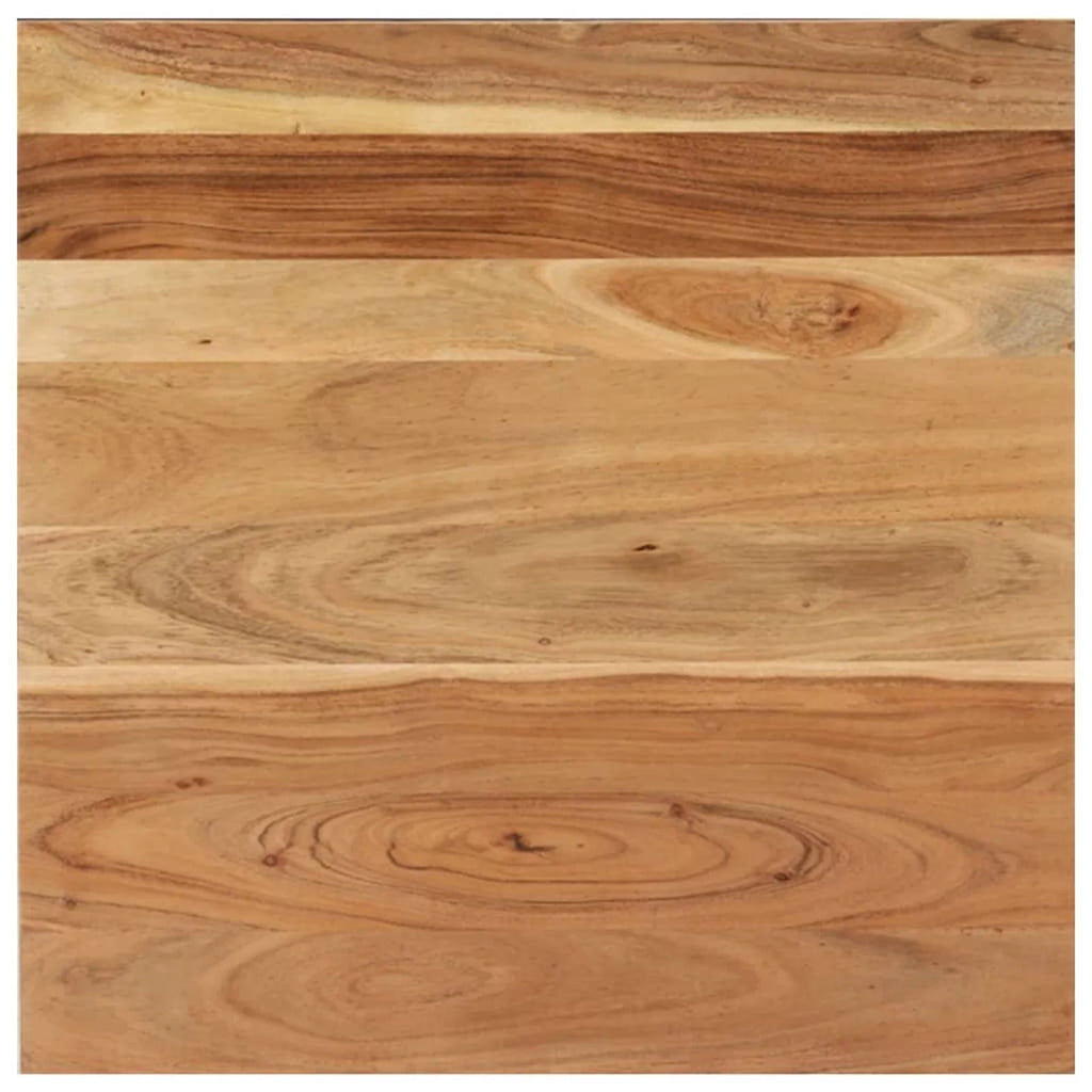 Acacia Wood Steel Coffee Table F99012