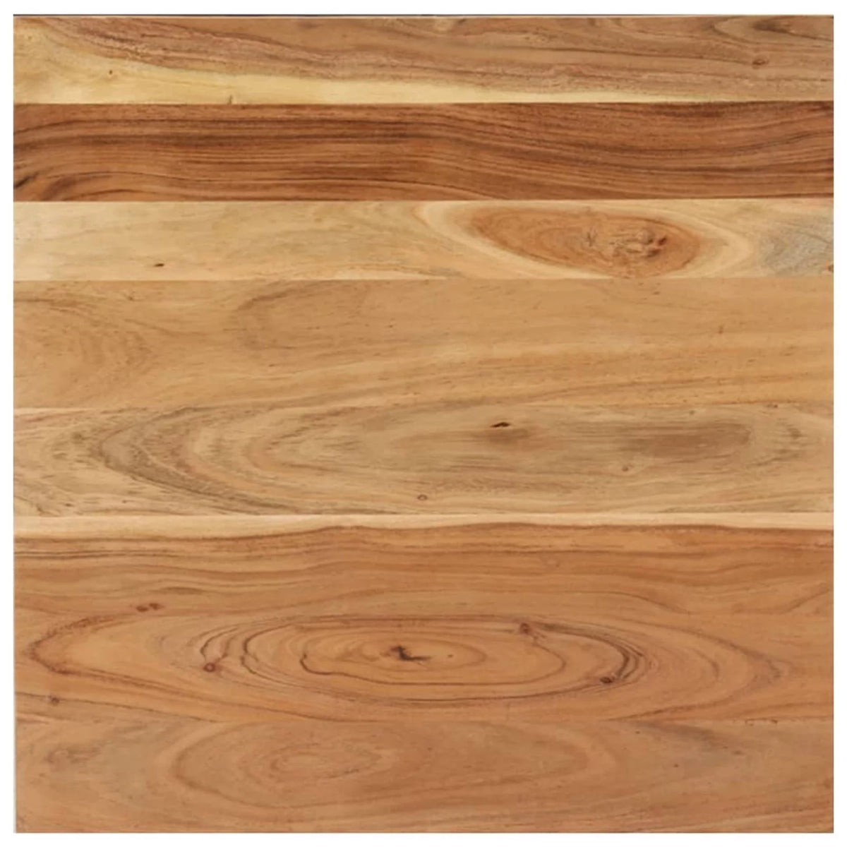 Acacia Wood Steel Coffee Table F99012