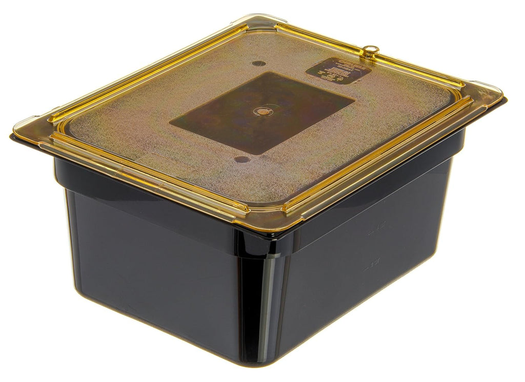 Black Half-Size Food Pan, 8.7 qt, Case of 6 Y44956