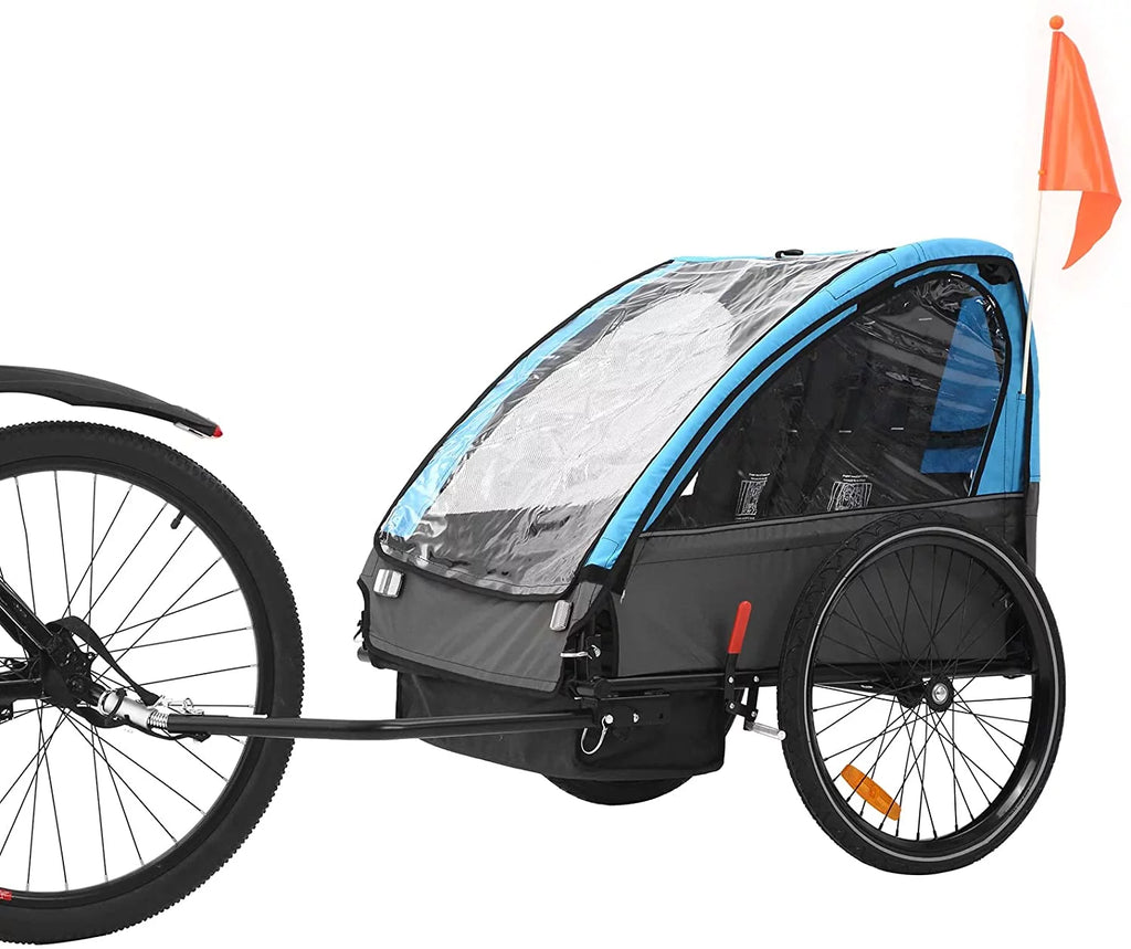 Red Foldable Kids Bike Trailer Q507