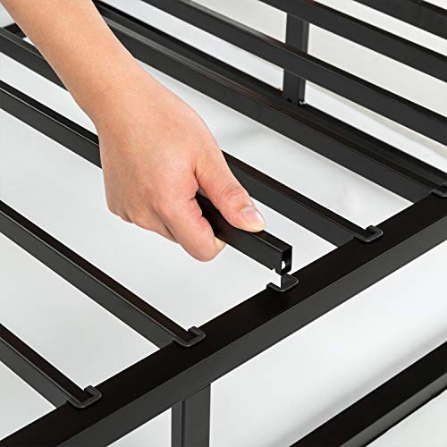 White 9 Inch Metal Mattress Foundation C8541