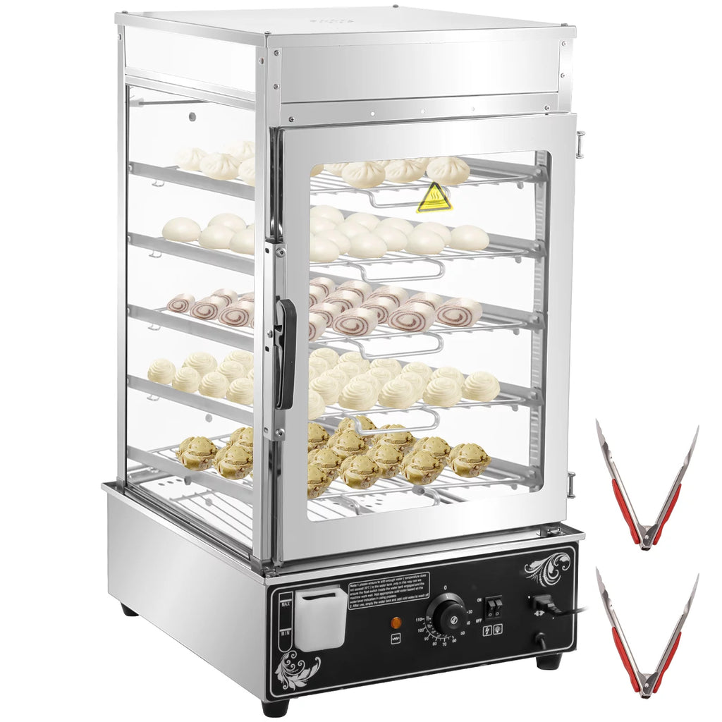 5-Layer Electric Bun Steamer with Racks S857672