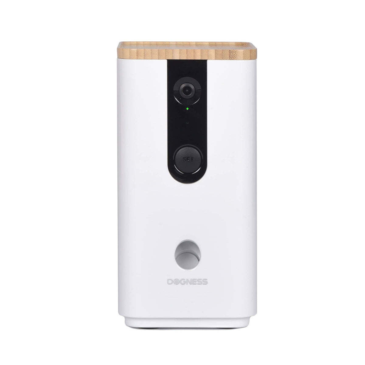 White Pet Treat Dispenser with Camera F2536