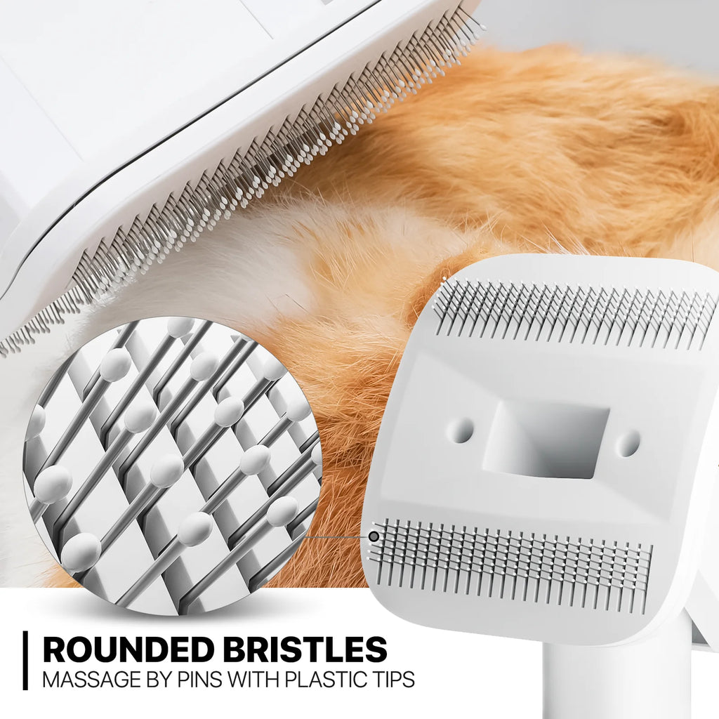 Blue 3-in-1 Pet Grooming Vacuum Kit with 6 Grooming Tools J594