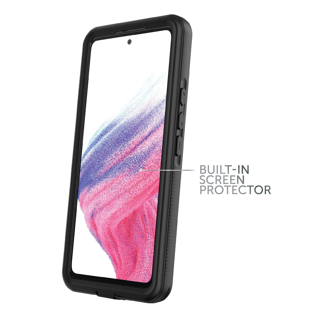Black/Clear Waterproof Phone Case for Samsung Galaxy A53 5G J5866