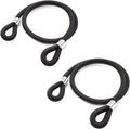 Heavy Duty 1/2 Bungee Cords 2 Pack 48 Inch Long Latex Elastic Rope M96389