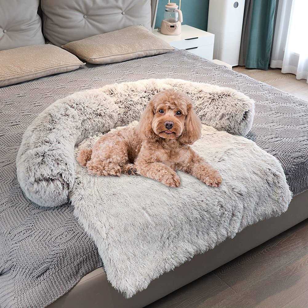 Waterproof Plush Dog Bed D317298