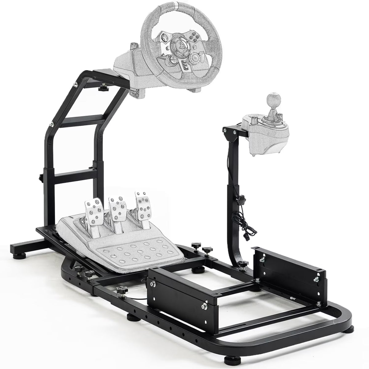 Adjustable Racing Simulator Cockpit G152
