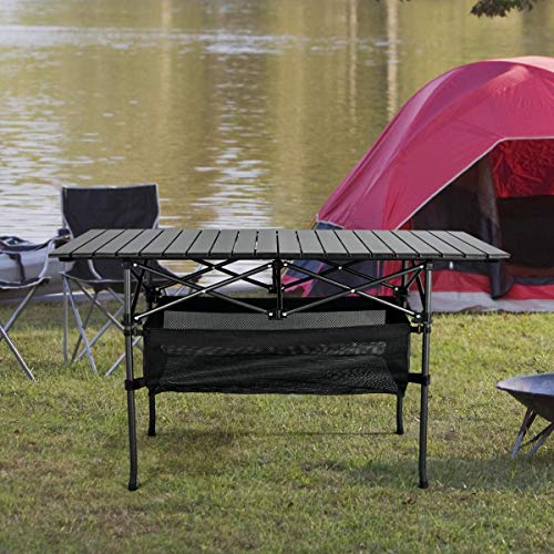 Lightweight Aluminum Folding Camping Table with Carrying Bag S871