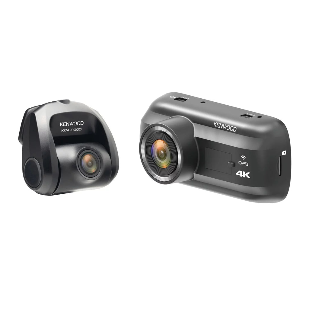 Dual-Camera Wide-Quad HD Drive Recorder with 3-Inch LCD R802