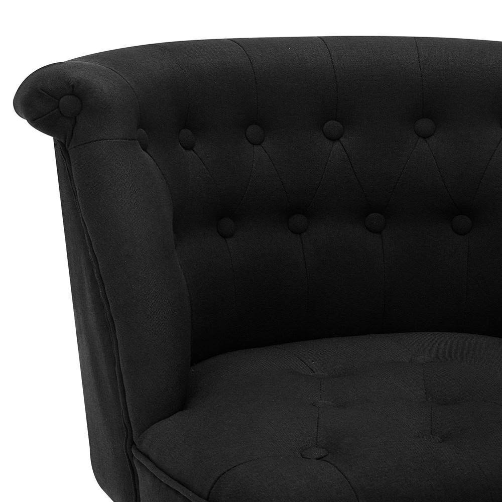 Black Fabric Accent Chair G459804