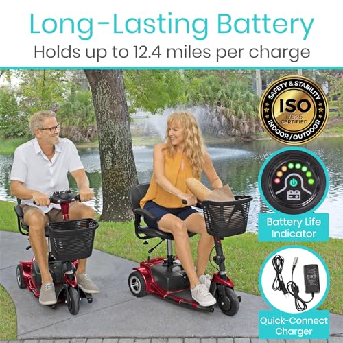 3 Wheel Mobility Scooter Electric Powered Folding Compact Z832610