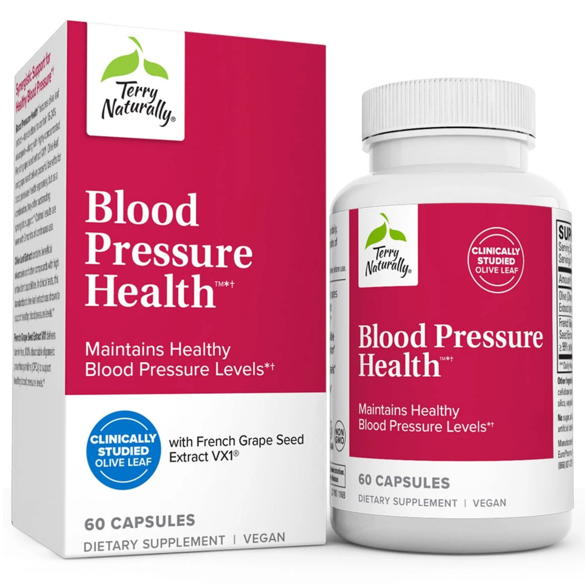 60 Vegan Capsules Blood Pressure Health Y600