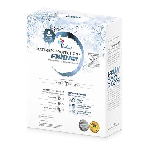 5-Sided Full XL White Mattress Protector N610