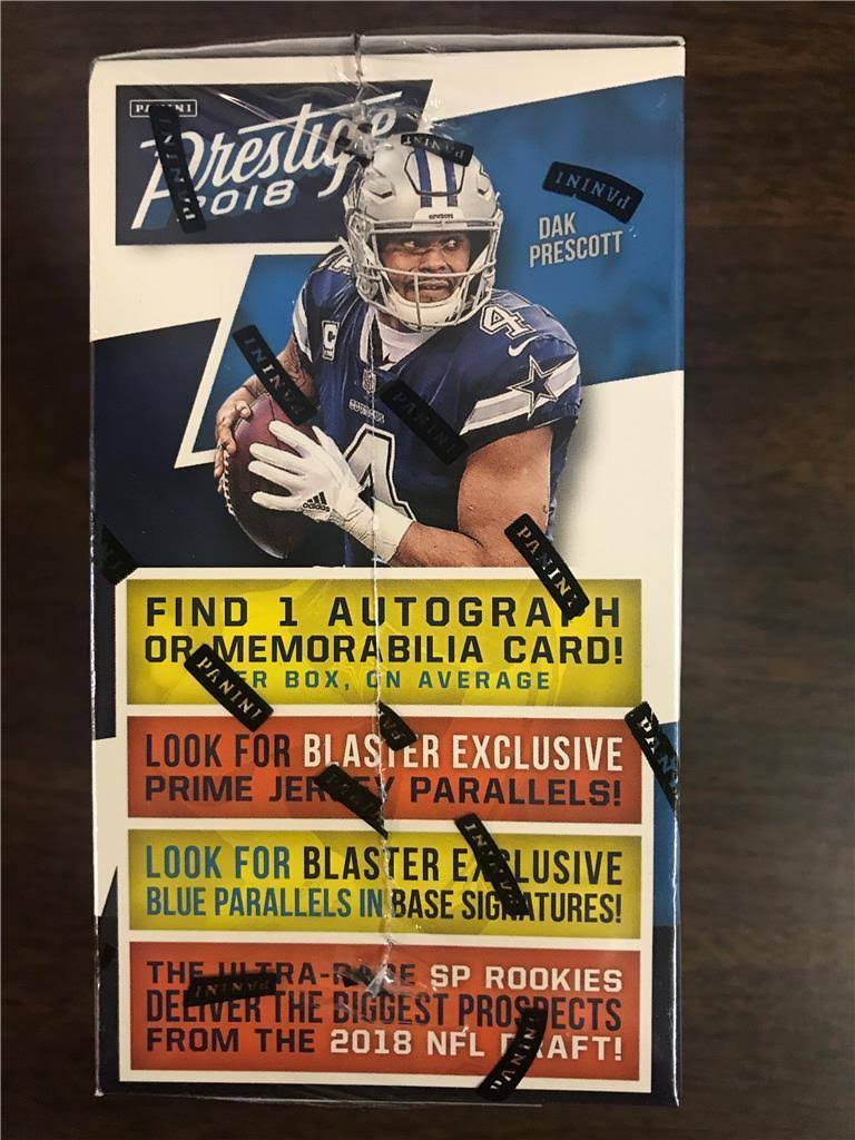 2018 Panini Prestige Football Trading Card Blaster Box 8 Packs U63595
