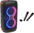 Black Portable Bluetooth Speaker with Built-in Lights X50370