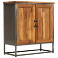 Recycled Teak and Steel Sideboard I1215