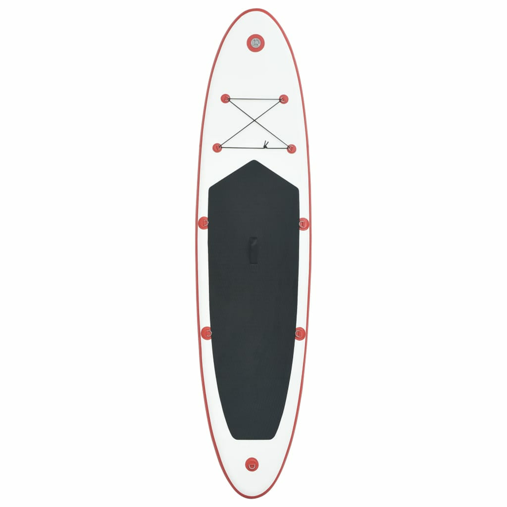 Inflatable Paddle Board Set with Oar, Fin, Hand Pump, Repair Kit and Carrying Bag V622
