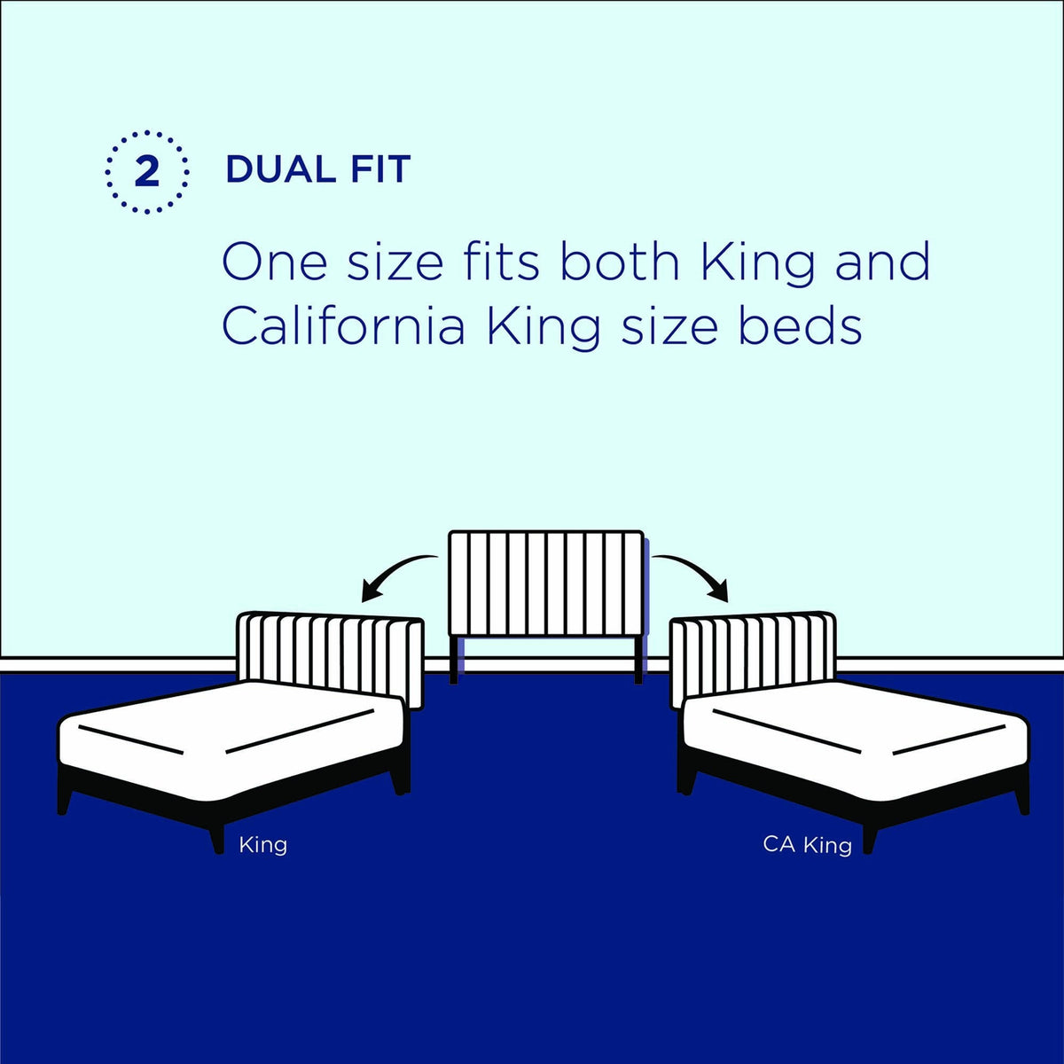Mint Velvet King/California King Headboard G5668