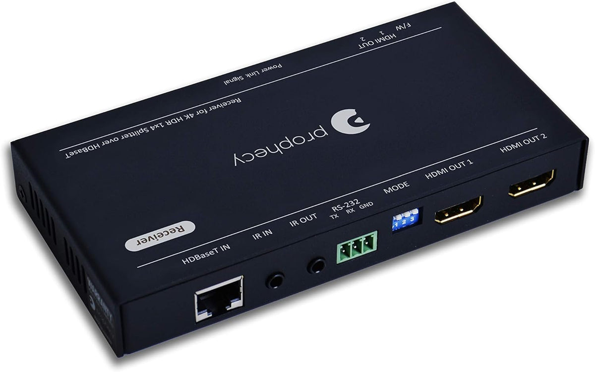 1x4 HDMI 2.0 Extender Splitter 4K 60Hz Over Cat6/Cat7 Ethernet Cable with HDMI Local Loopout B1043