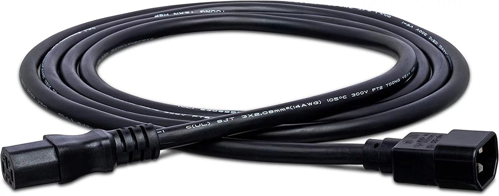 IEC C14 to IEC C13 Power Extension Cord, 8 Feet O398