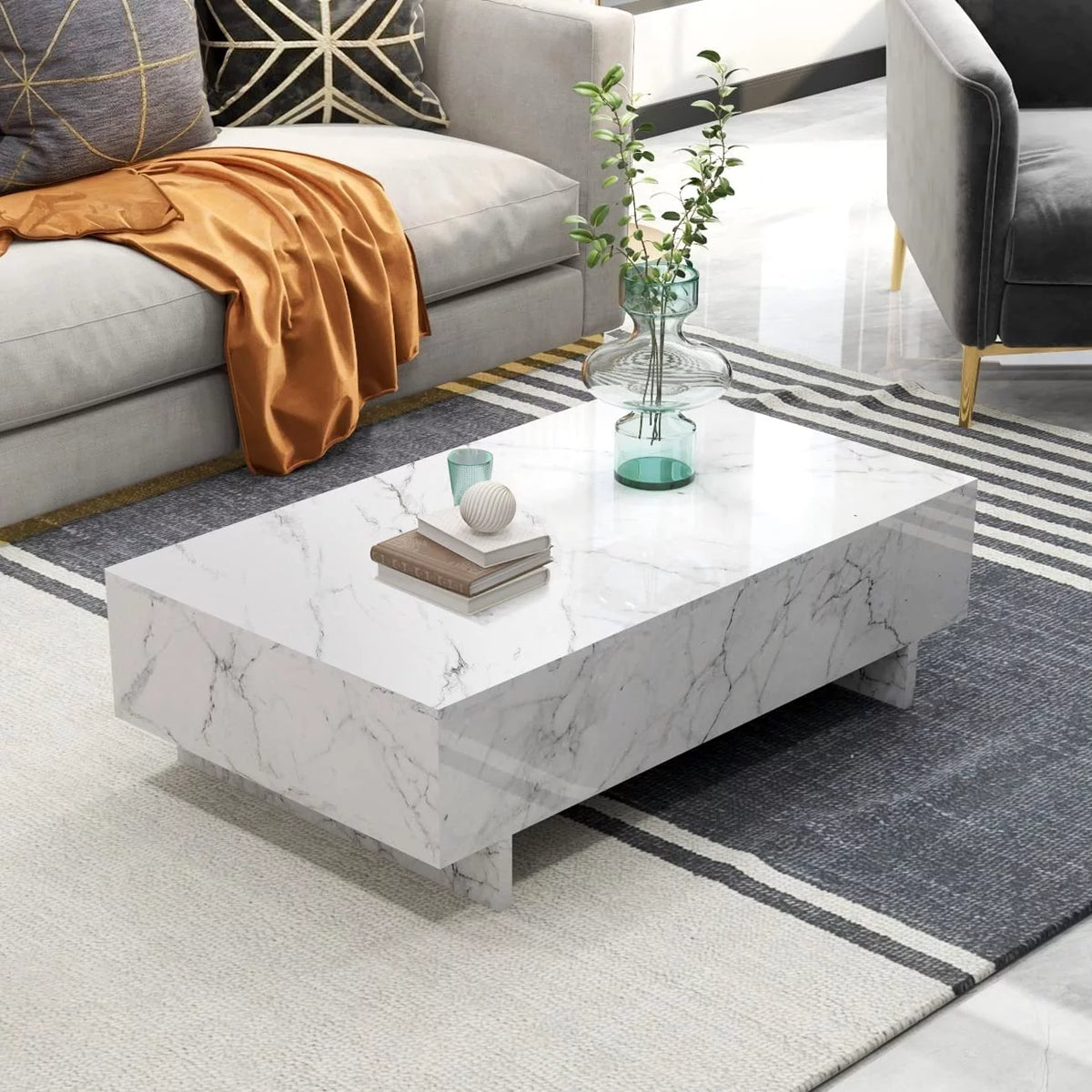 White High Gloss Coffee Table E185