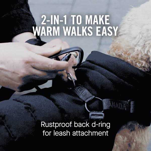 Black Puffer Harness R277