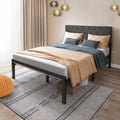 Full Size Upholstered Platform Bed with Adjustable Headboard X6527