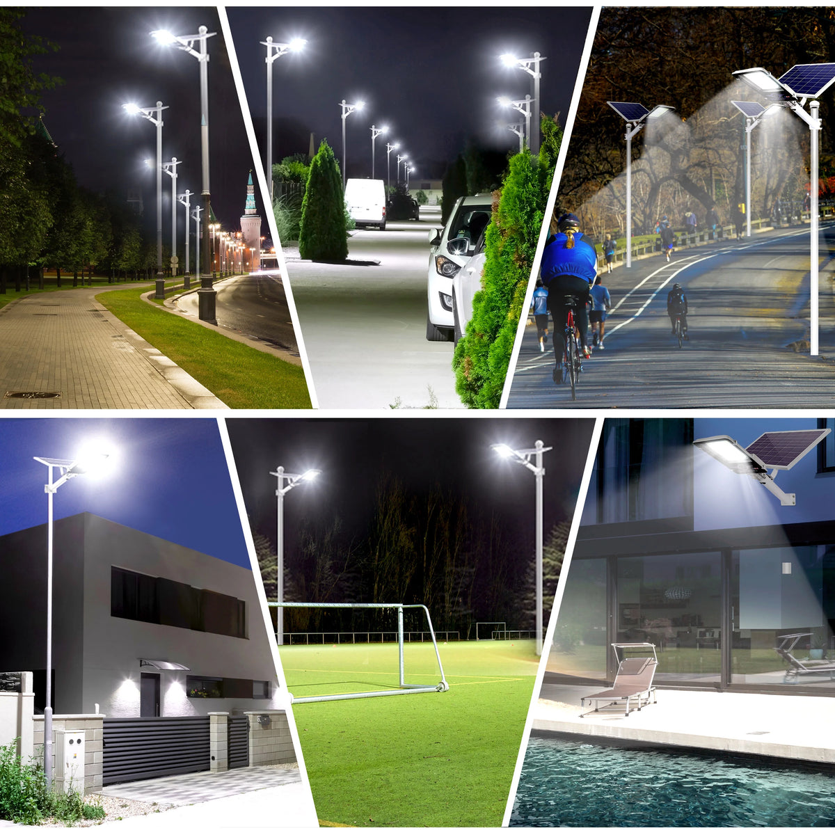 3400 Watt Solar LED Street Light with Remote and Motion Sensor H270