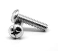 1/4x22-20 x 4x22 Coarse Thread Machine Screw Combo Round Head Low Carbon Steel Zinc Plated Pk 700 T633