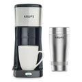 12oz Single Serve Coffee Maker with Travel Tumbler B7809