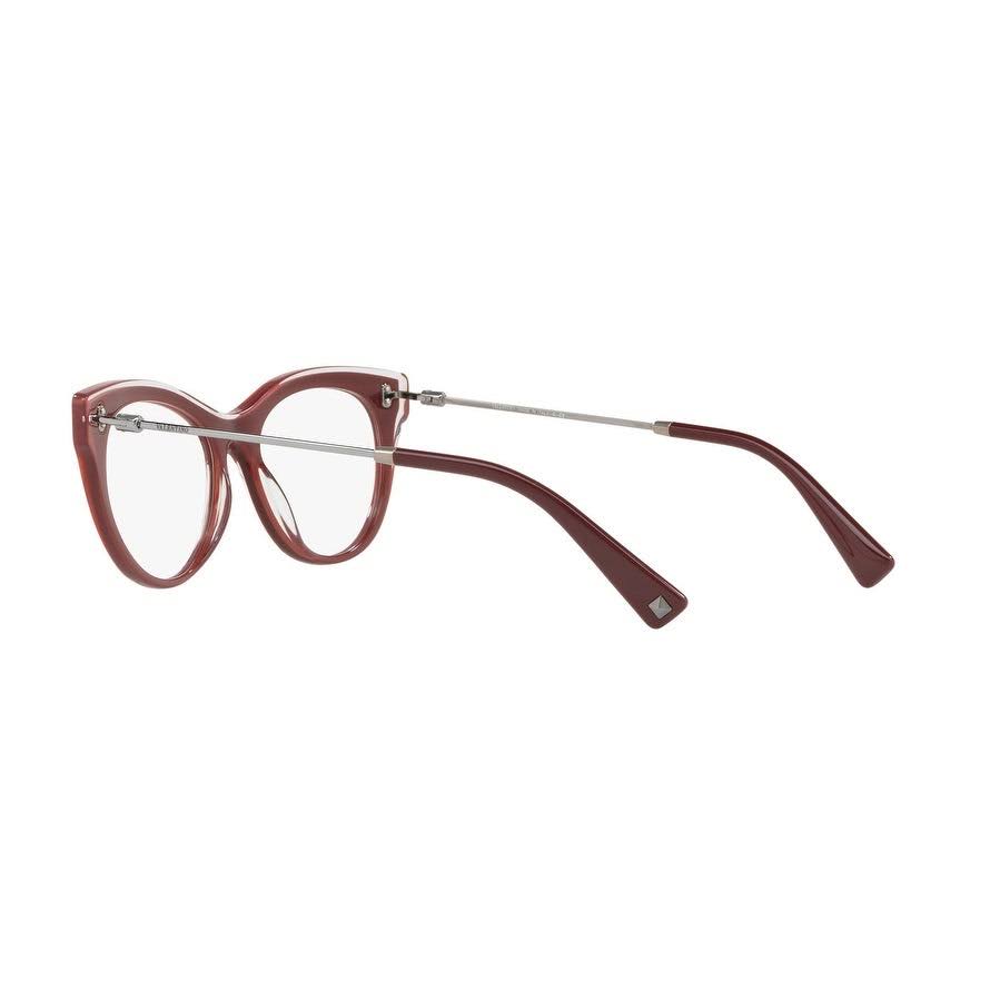 Transparent Burgundy Eyeglasses I179