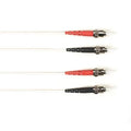 White 10M ST-ST Fiber Optic Cable A25963