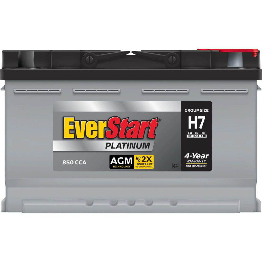 Platinum AGM Automotive Battery, Group Size H7 / LN4 / 94R 12 Volt, 800 CCA 140 RC F247