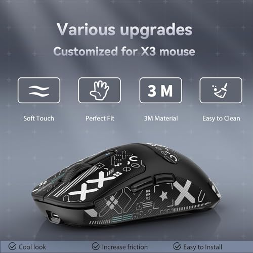 White 49g Ergonomic Wireless Gaming Mouse K709467