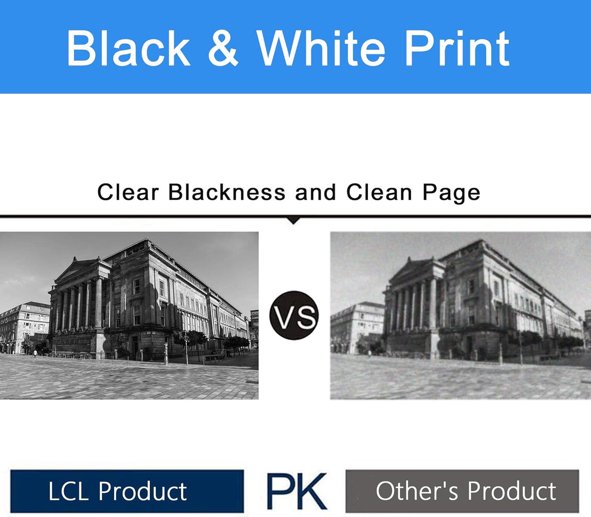Compatible Toner Cartridge Replacement 4-Pack KCMY P47611