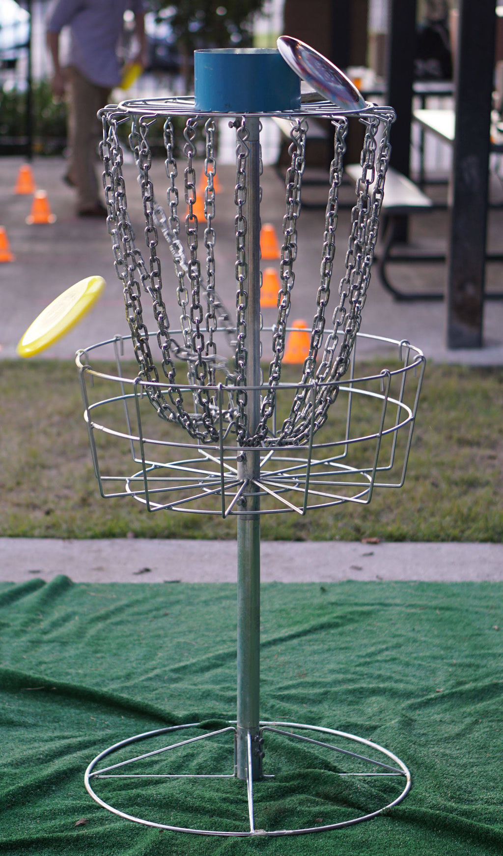 Portable Steel Disc Golf Basket V54086