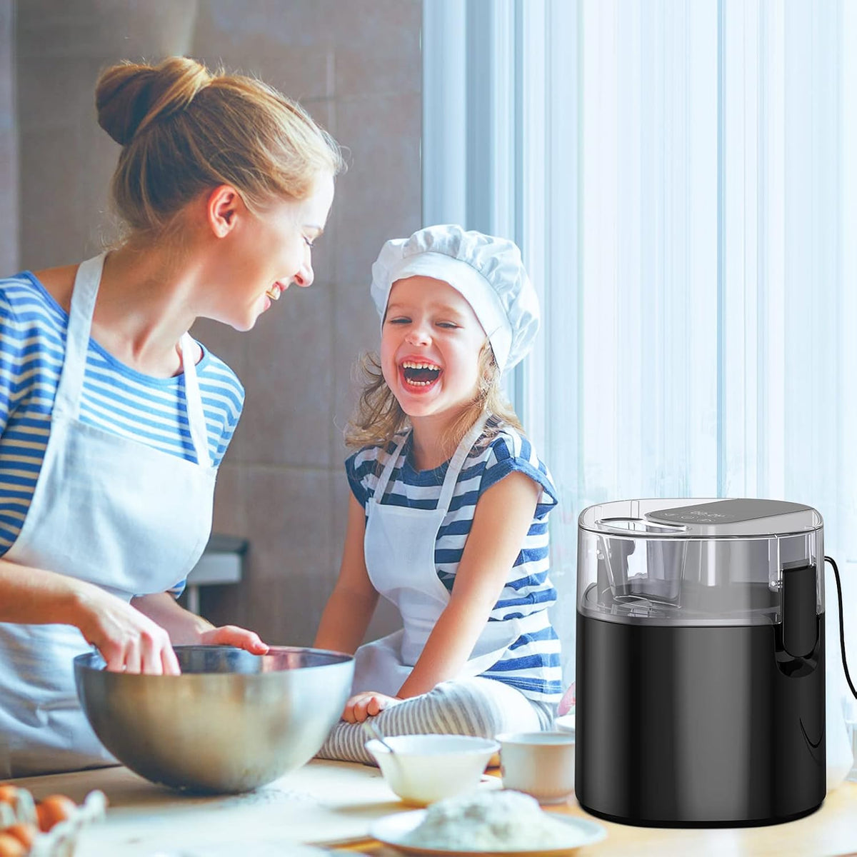 1.58 Quart Ice Cream Maker Machine with Double-Insulated Freezer Bowl G9426