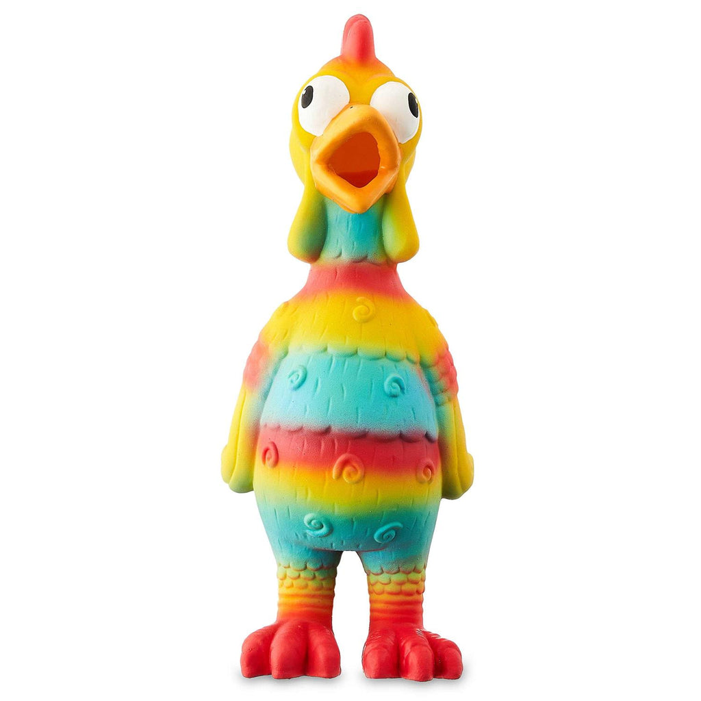 Tie Dye Chicken Dog Toy E3883