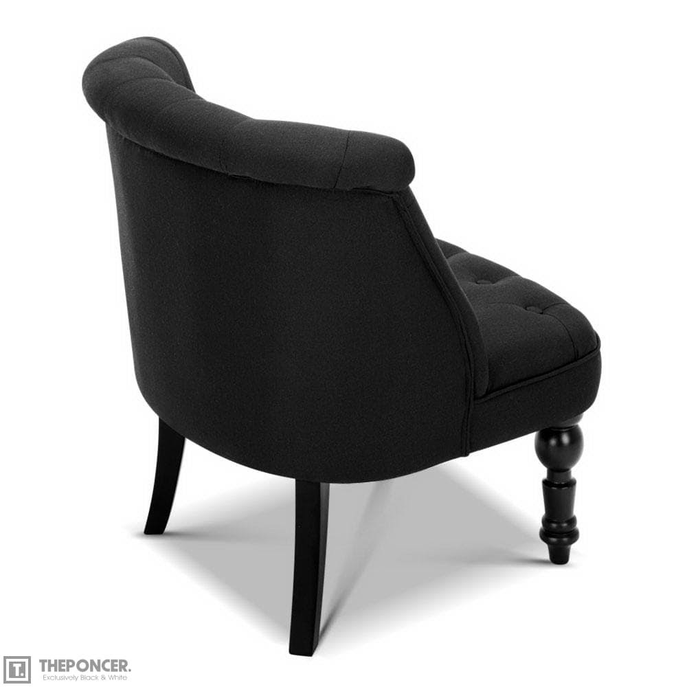 Black Fabric Accent Chair G459804