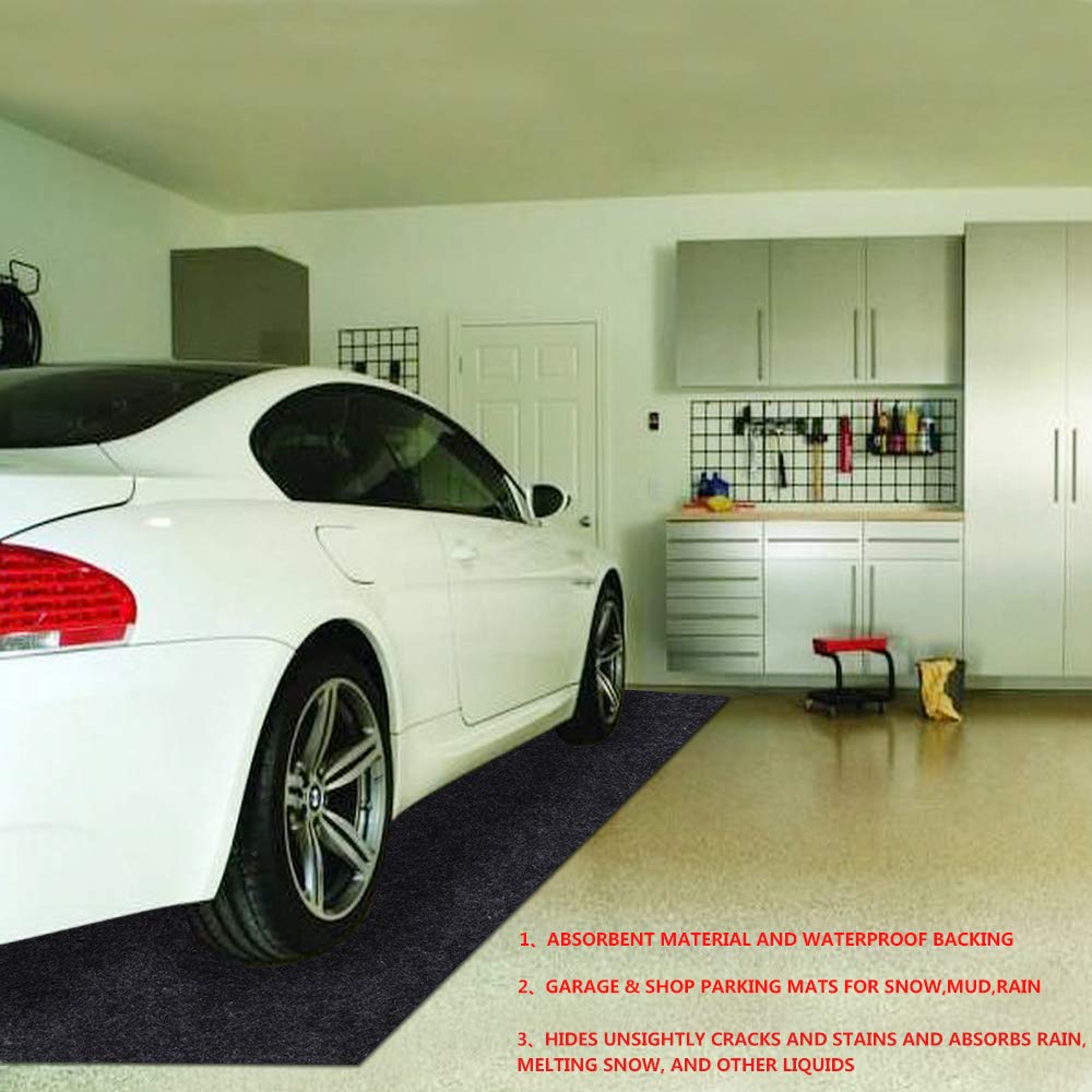 Absorbent Waterproof Washable Garage Floor Mats B8564