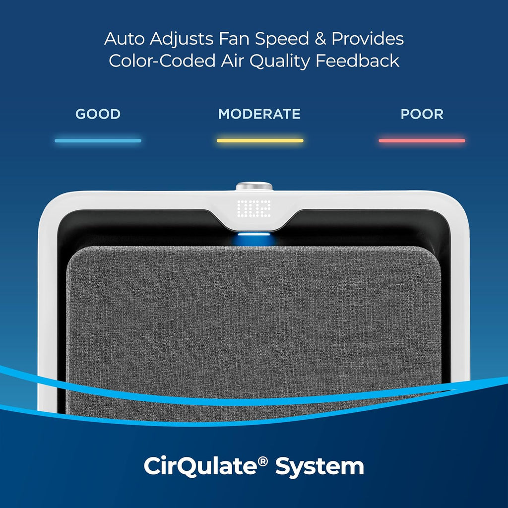 Smart Air Purifier with HEPA and Carbon Filters S109